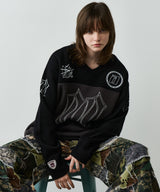 AIVER フットボールオーバーニット