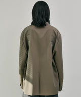 AIVER Atelier Made 高密度ギャバハーネステーラードジャケット