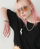 KODAI YASUNO×AIVER ハンドブリーチAブラックS/SビッグTEE