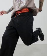 AIVER レイヤードバギーデニムスラックス