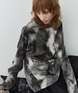 【予約】AFF AIVER ムラ染めニットL/S TEE