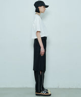 AIVER 16/-ウォッシュ天竺クロップドS/S TEE