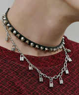 AIVER 11連パドロックネックレス