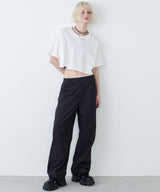 AIVER 16/-ウォッシュ天竺クロップドS/S TEE