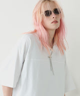 AIVER 30/2ウォッシュ天竺フットボールS/S TEE