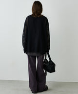 AFF AIVER カットオフメッシュプルオーバー