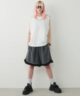 AFF AIVER 16/-ウォッシュ天竺N/S TEE (ショートレングス)