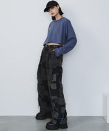 AIVER ボロカーゴパンツ