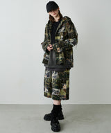 PALEDUSK×AIVER カモボロ3WAYフードシャツ