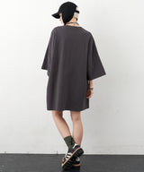 AIVER 16/‐ウォッシュ天竺モンスターS/S TEE