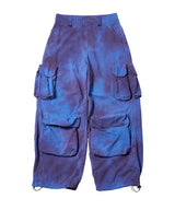 AIVER ムラ染めナイロンカーゴパンツ