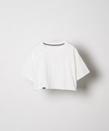 AIVER 16/-ウォッシュ天竺クロップドS/S TEE