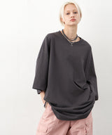 AIVER 16/‐ウォッシュ天竺モンスターS/S TEE