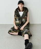 PALEDUSK×AIVER カモボロ3WAYフードシャツ