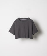 AIVER 16/-ウォッシュ天竺クロップドS/S TEE