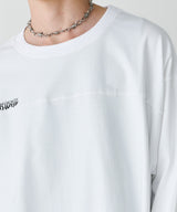 AIVER 30/2ウォッシュ天竺フットボールL/S TEE