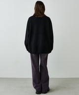 AIVER ナンバリングラグランニットポロ