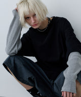 AFF AIVER ワッフルレイヤードL/S TEE