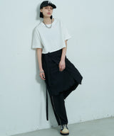 AIVER 16/-ウォッシュ天竺クロップドS/S TEE