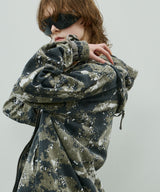 AIVER カモフラージュフルジップパーカー