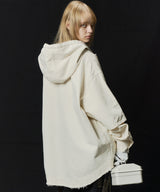 【ONLINE STORE先行予約】AIVER レイヤードカットオフツイルシャツ