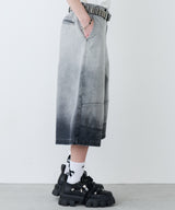【予約】AIVER フェードブリーチクォーターデニムパンツ