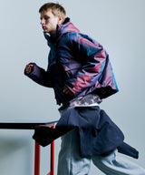 AIVER イリディセントパファーブルゾン