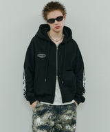 Johann×AIVER BOYダブルジップパーカー