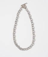 AFF AIVER サージカルダブルリングチェーンネックレス