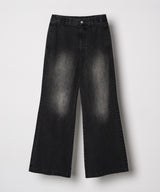 AIVER オーバーダイフレアデニム