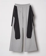 AIVER ヘビースウェットレイヤードバギーパンツ