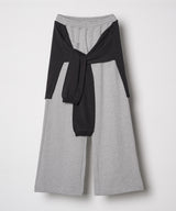 AIVER ヘビースウェットレイヤードバギーパンツ