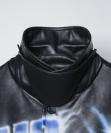 Johann×AIVER フェイクレザーコート