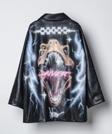 Johann×AIVER フェイクレザーコート