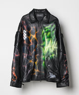 Johann×AIVER レザーフライトジャケット