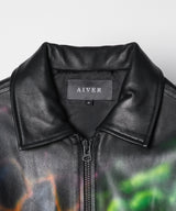 Johann×AIVER レザーフライトジャケット