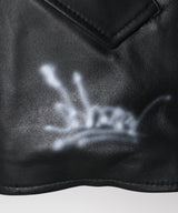 Johann×AIVER レザーフライトジャケット