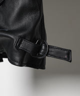 Johann×AIVER レザーフライトジャケット