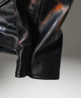 Johann×AIVER レザーフライトジャケット