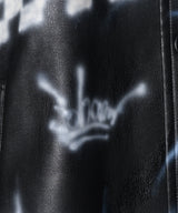 Johann×AIVER フェイクレザーコート