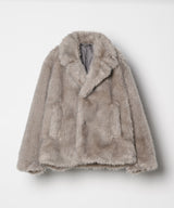 【一部予約】AIVER ショートフェイクファーコート