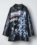 Johann×AIVER フェイクレザーコート