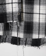 【一部予約】AIVER レイヤードオンブレチェックシャツ