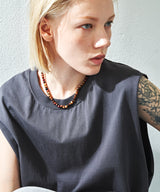 AIVER ランダムタイガーアイネックレス