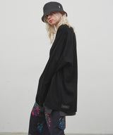 AIVER 棘刺繍ロンTEE