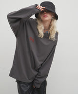 AIVER 棘刺繍ロンTEE