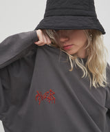 AIVER 棘刺繍ロンTEE