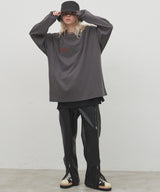 AIVER 棘刺繍ロンTEE