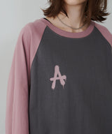 AIVER AラグランハーフスリーブTEE