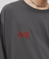 AIVER 棘刺繍ロンTEE